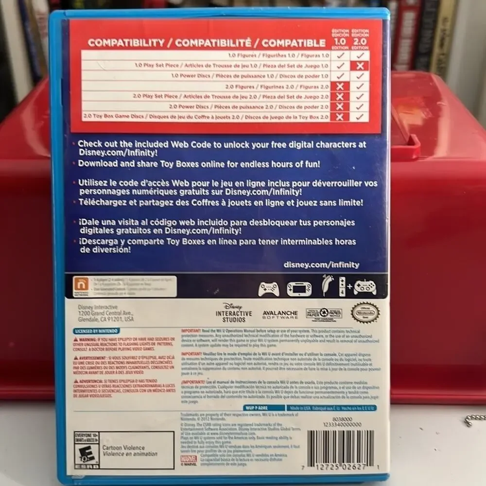 Wii U Disney Infinity game 2.0 edition